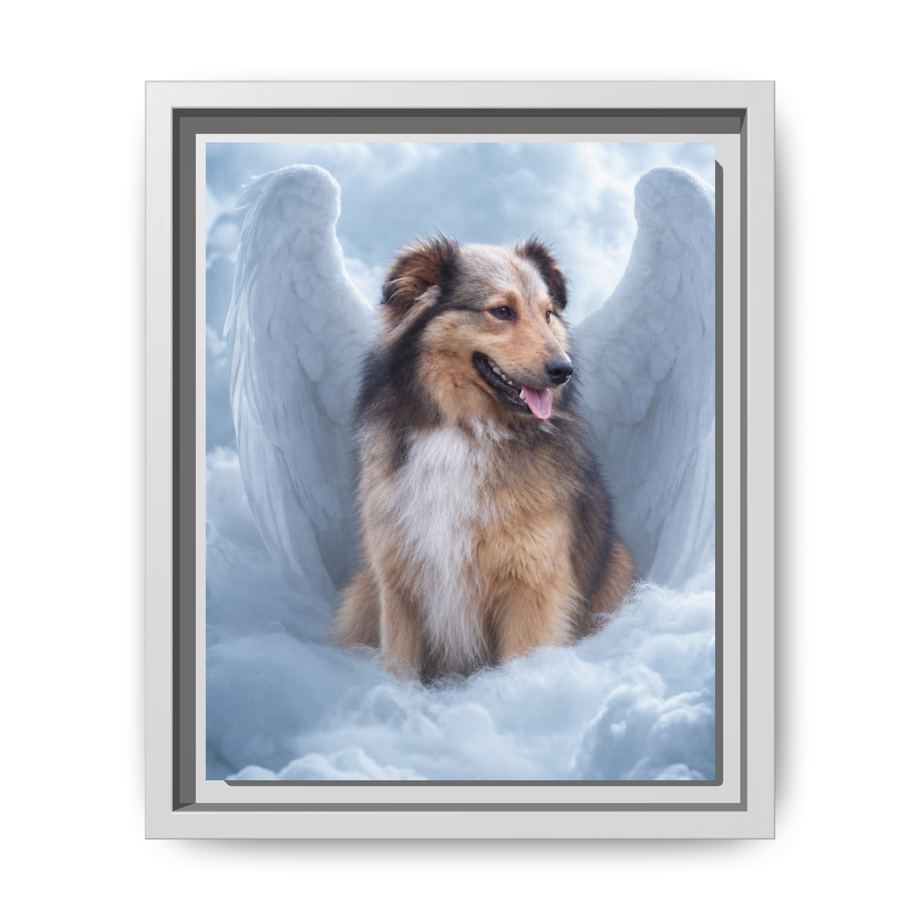 Framed 8x10 White front