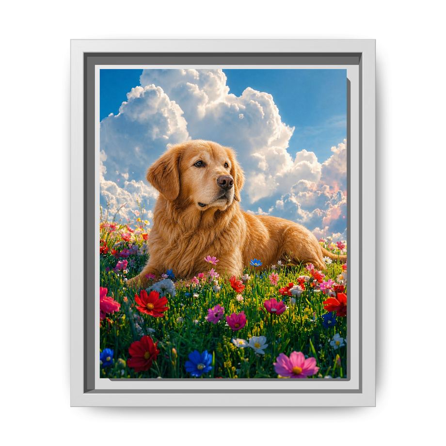 Framed 8x10 White front