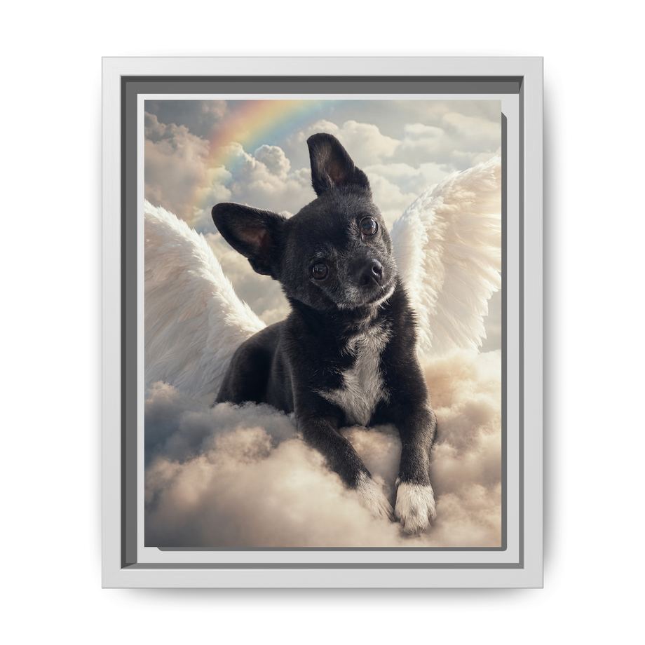 Framed 8x10 White front