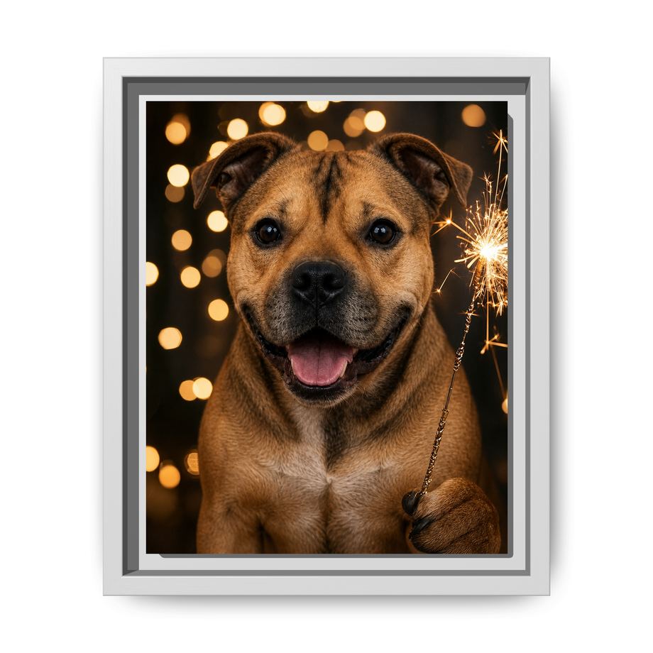 Framed 8x10 White front