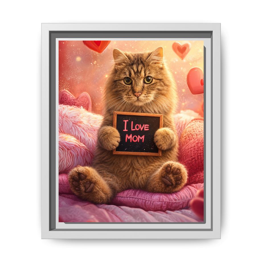 Framed 8x10 White front