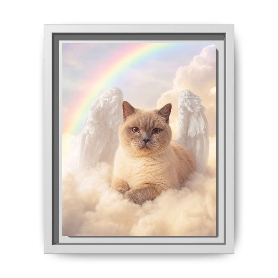 Framed 8x10 White front