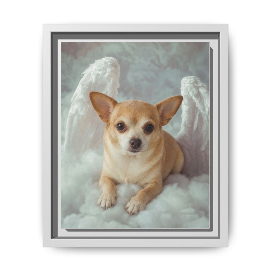 Framed 8x10 White front
