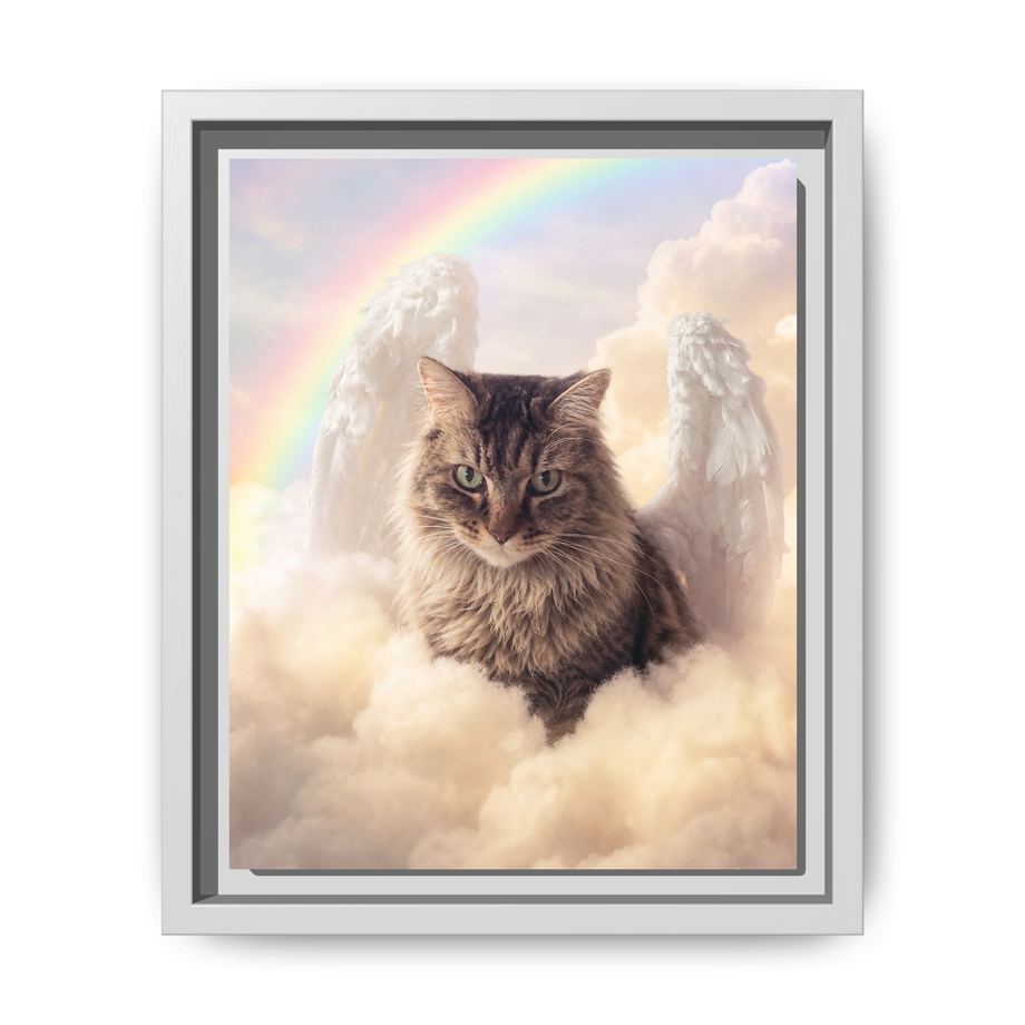 Framed 8x10 White front