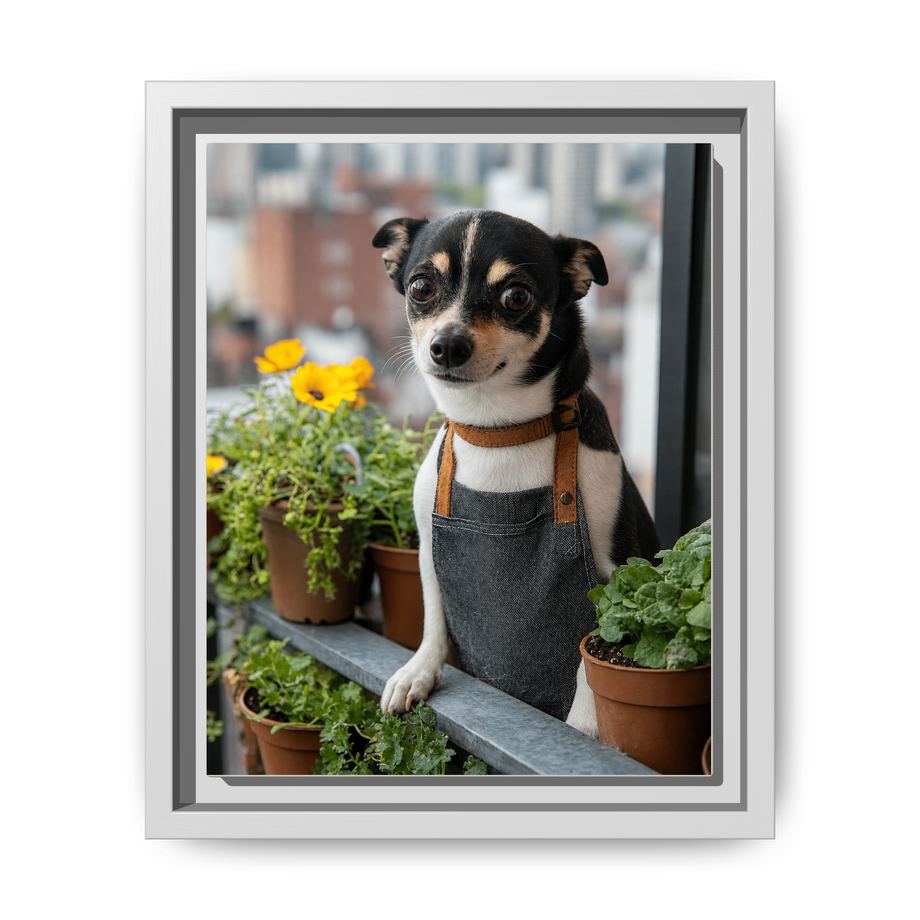 Framed 8x10 White front
