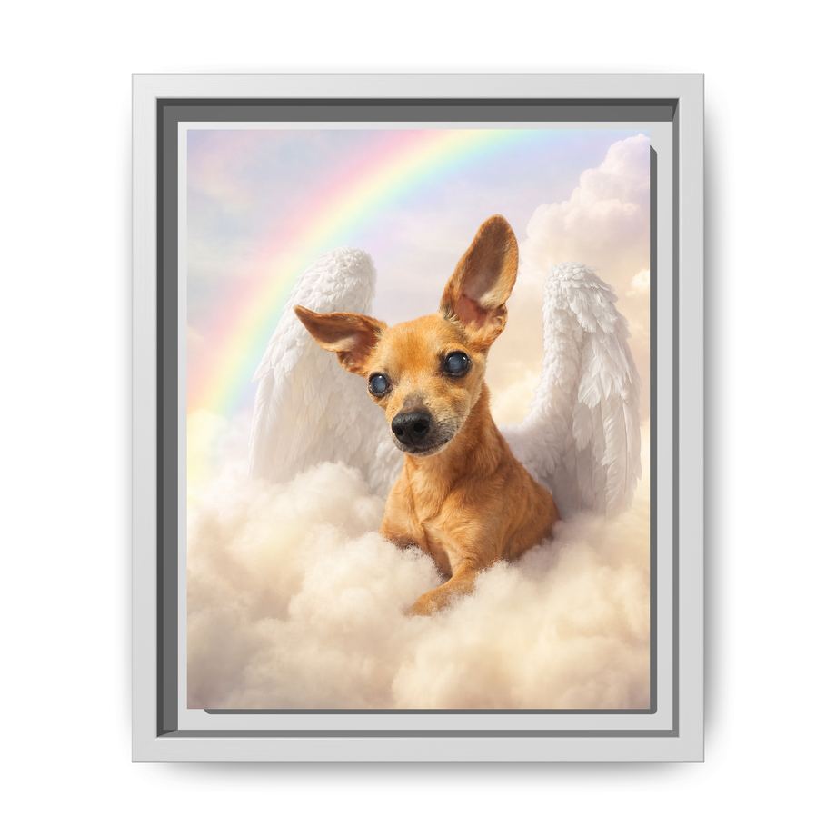Framed 8x10 White front