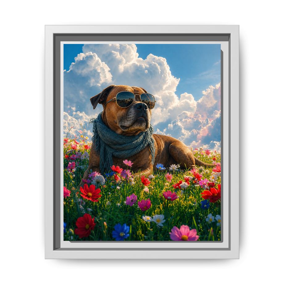 Framed 8x10 White front
