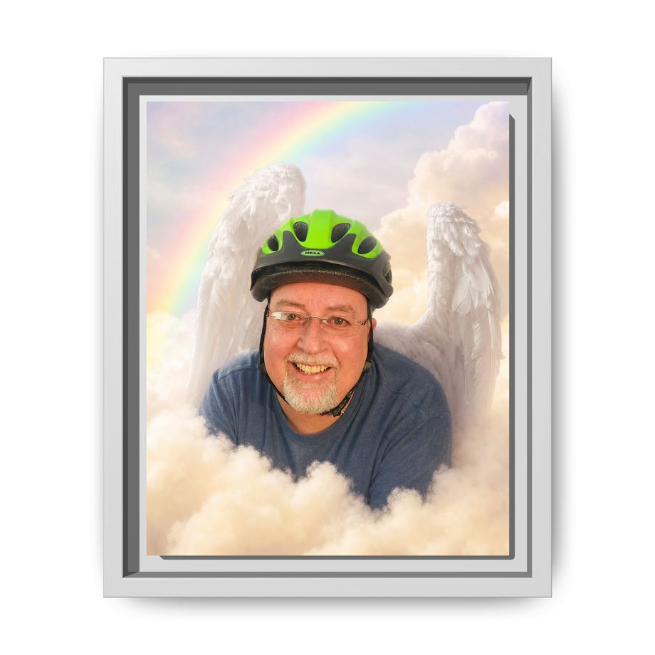 Framed 8x10 White front