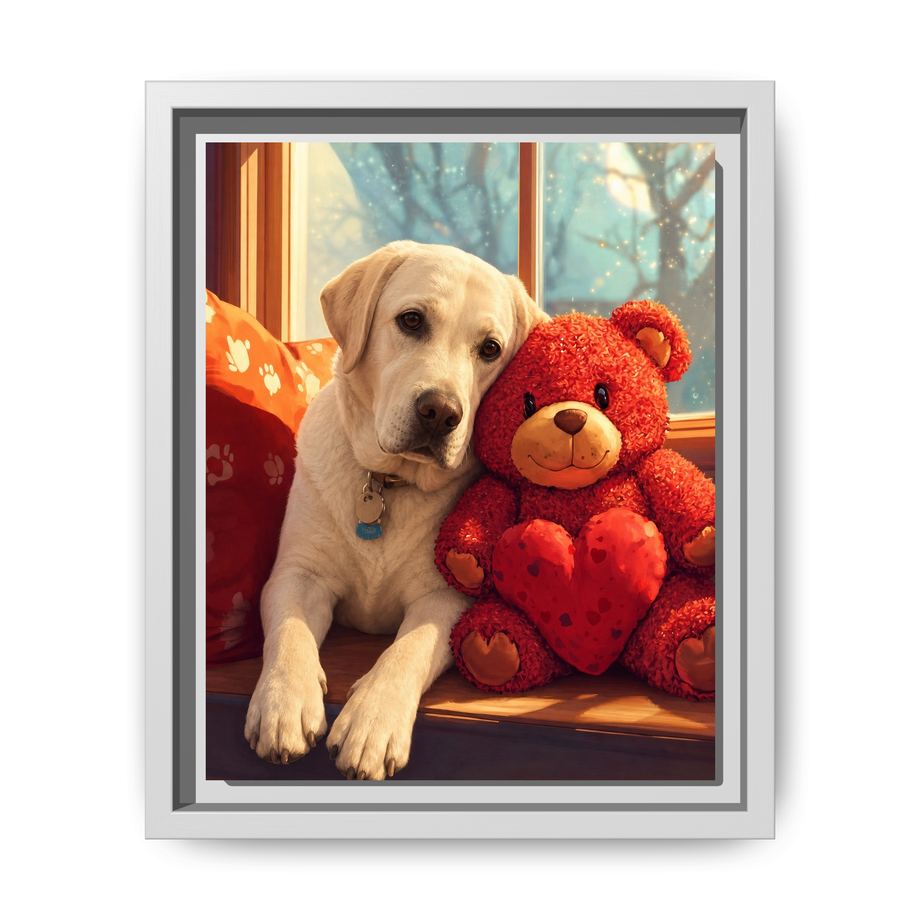 Framed 8x10 White front