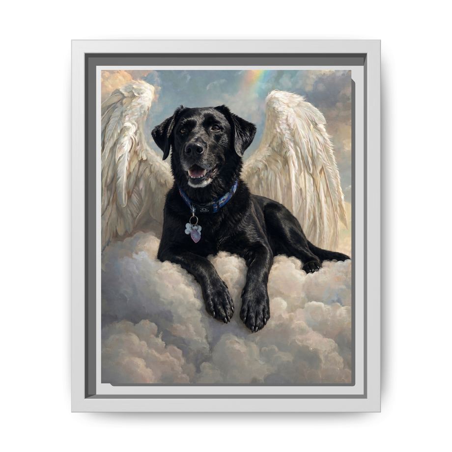 Framed 8x10 White front