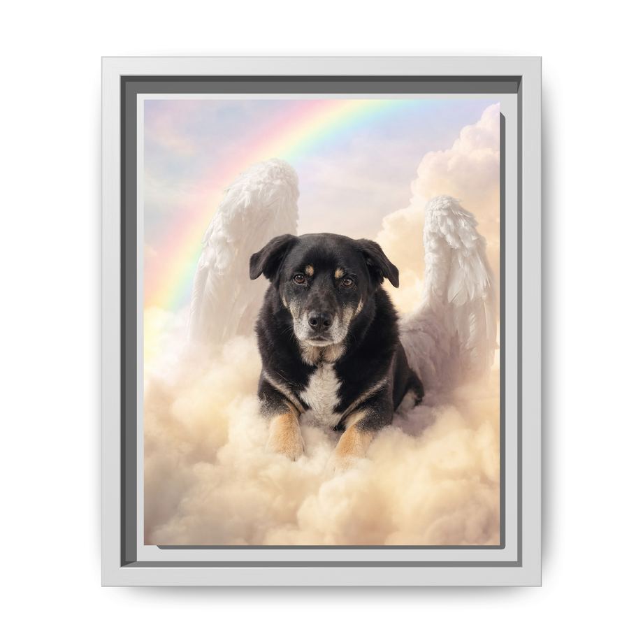 Framed 8x10 White front