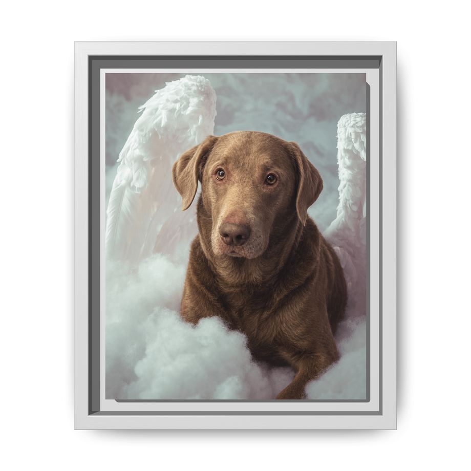Framed 8x10 White front