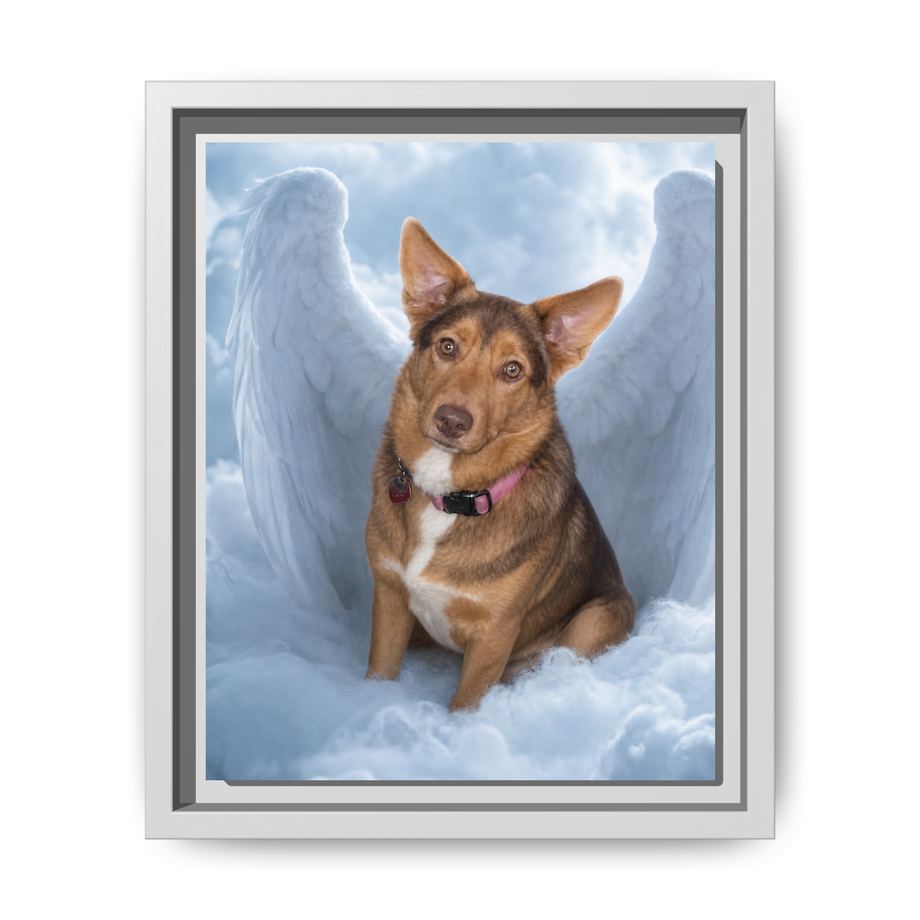 Framed 8x10 White front
