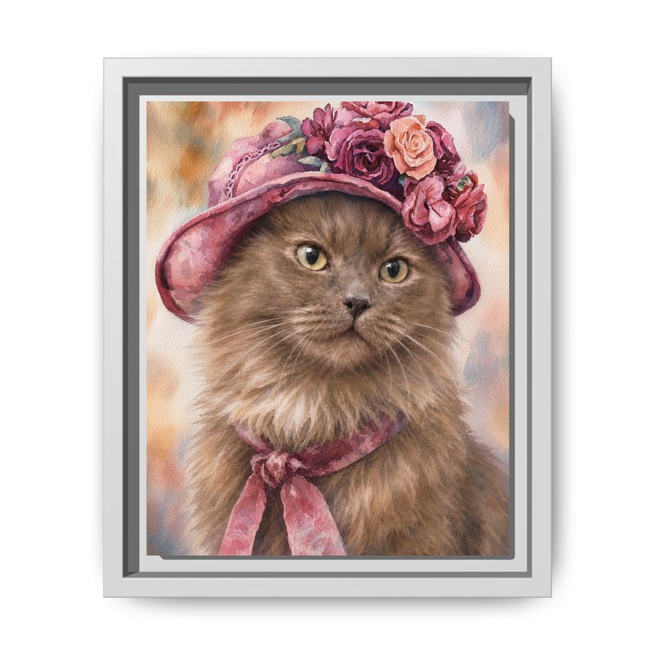 Framed 8x10 White front