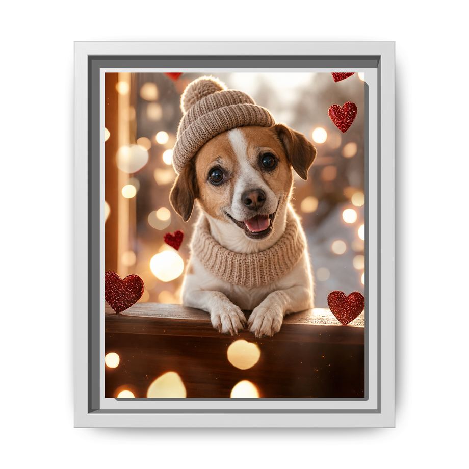 Framed 8x10 White front