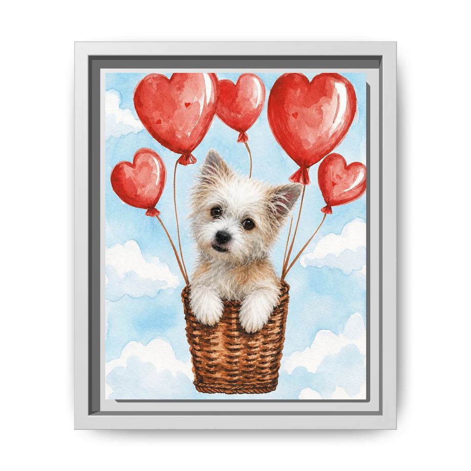 Framed 8x10 White front