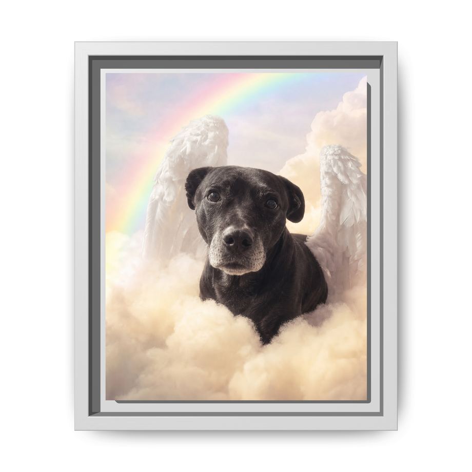 Framed 8x10 White front