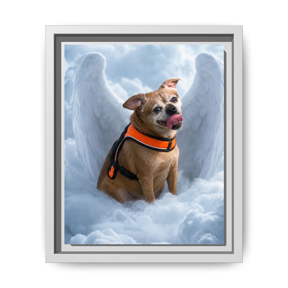 Framed 8x10 White front
