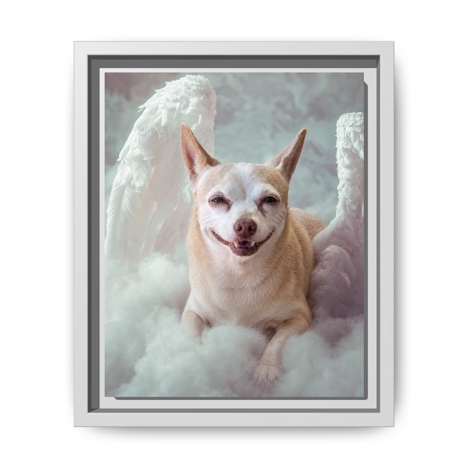 Framed 8x10 White front