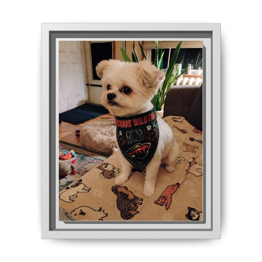 Framed 8x10 White front