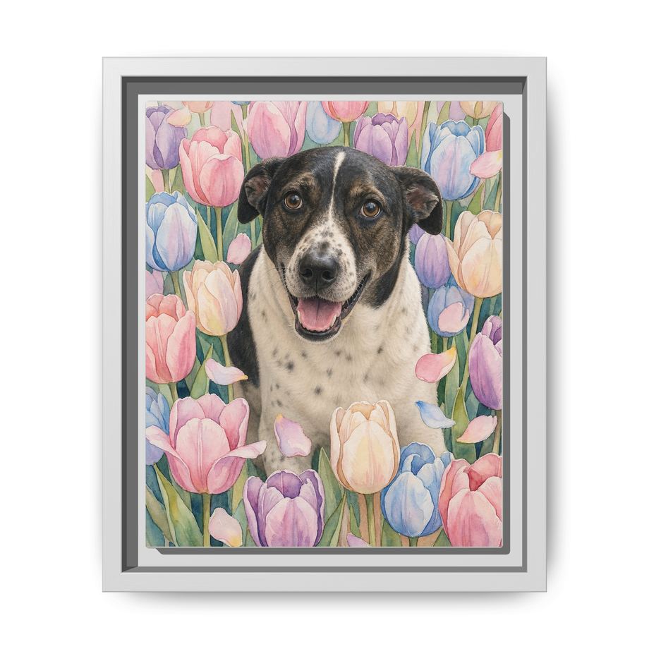 Framed 8x10 White front