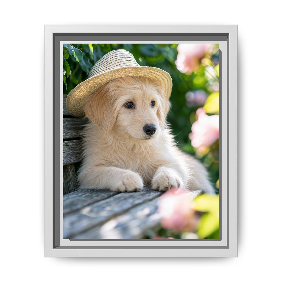 Framed 8x10 White front
