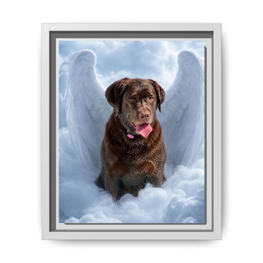 Framed 8x10 White front