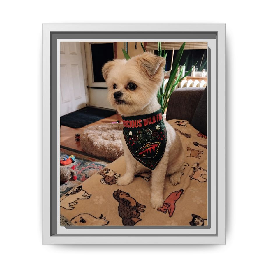 Framed 8x10 White front