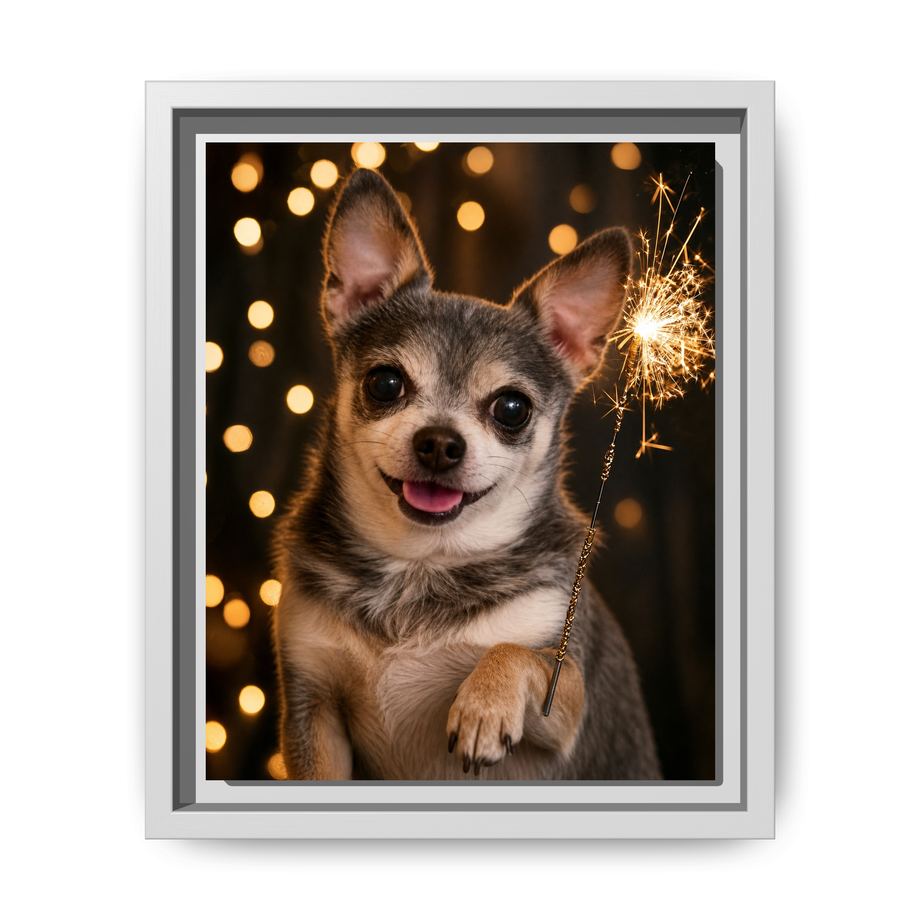 Framed 8x10 White front