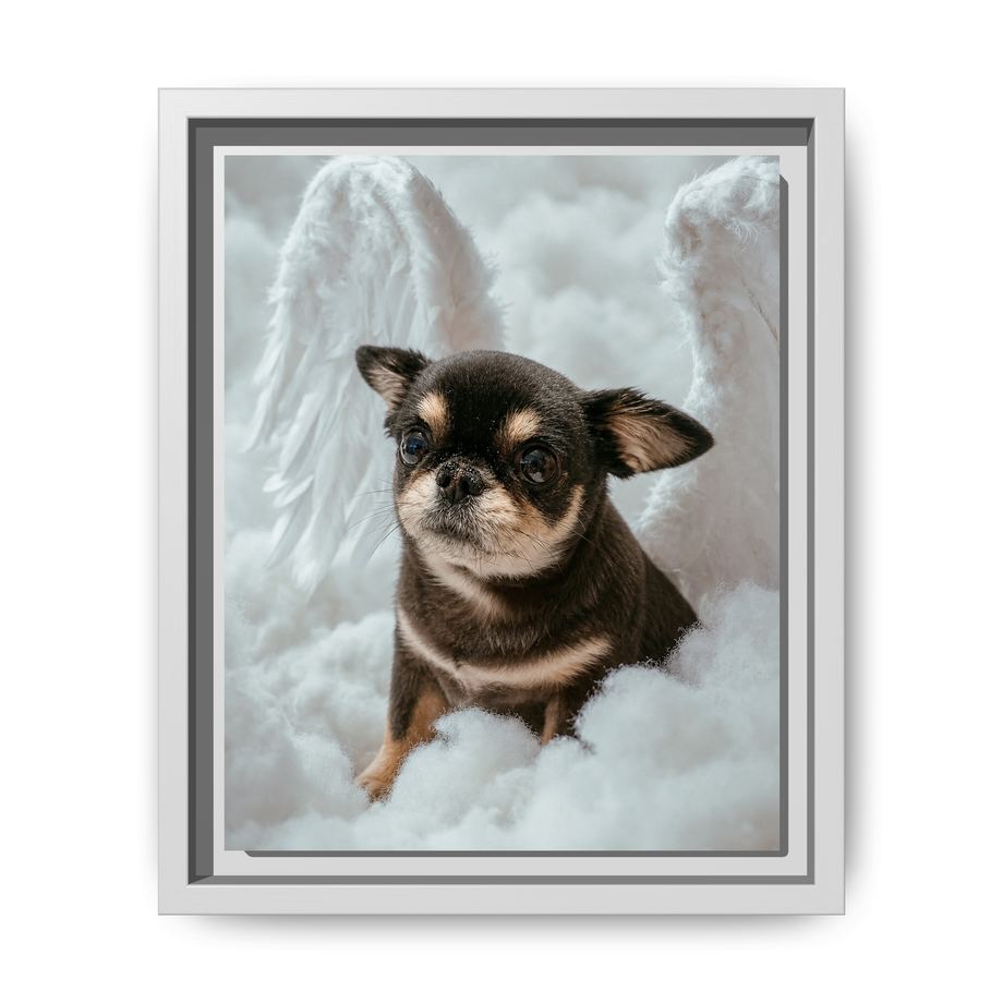 Framed 8x10 White front