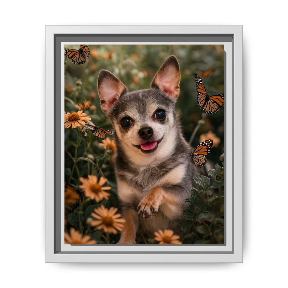 Framed 8x10 White front