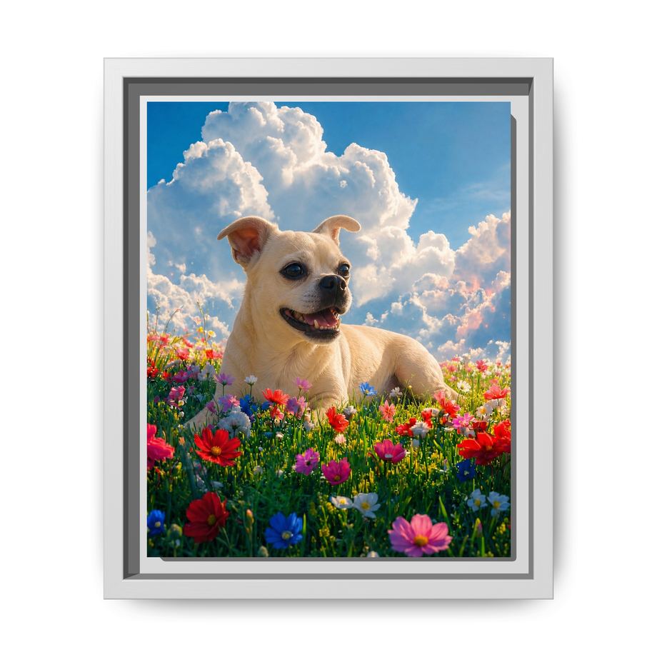 Framed 8x10 White front