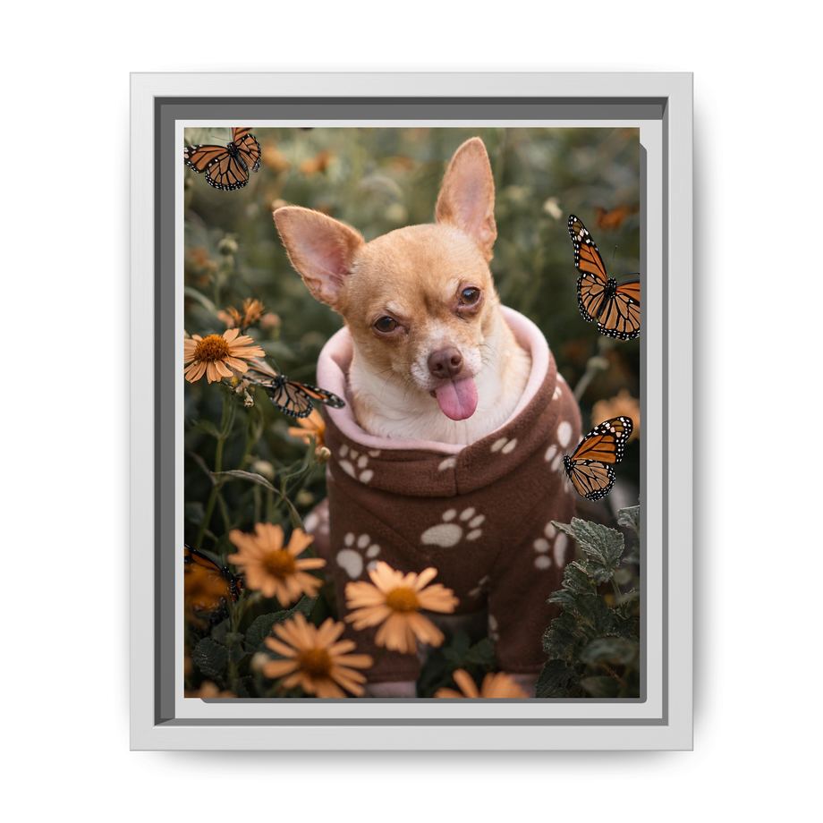 Framed 8x10 White front