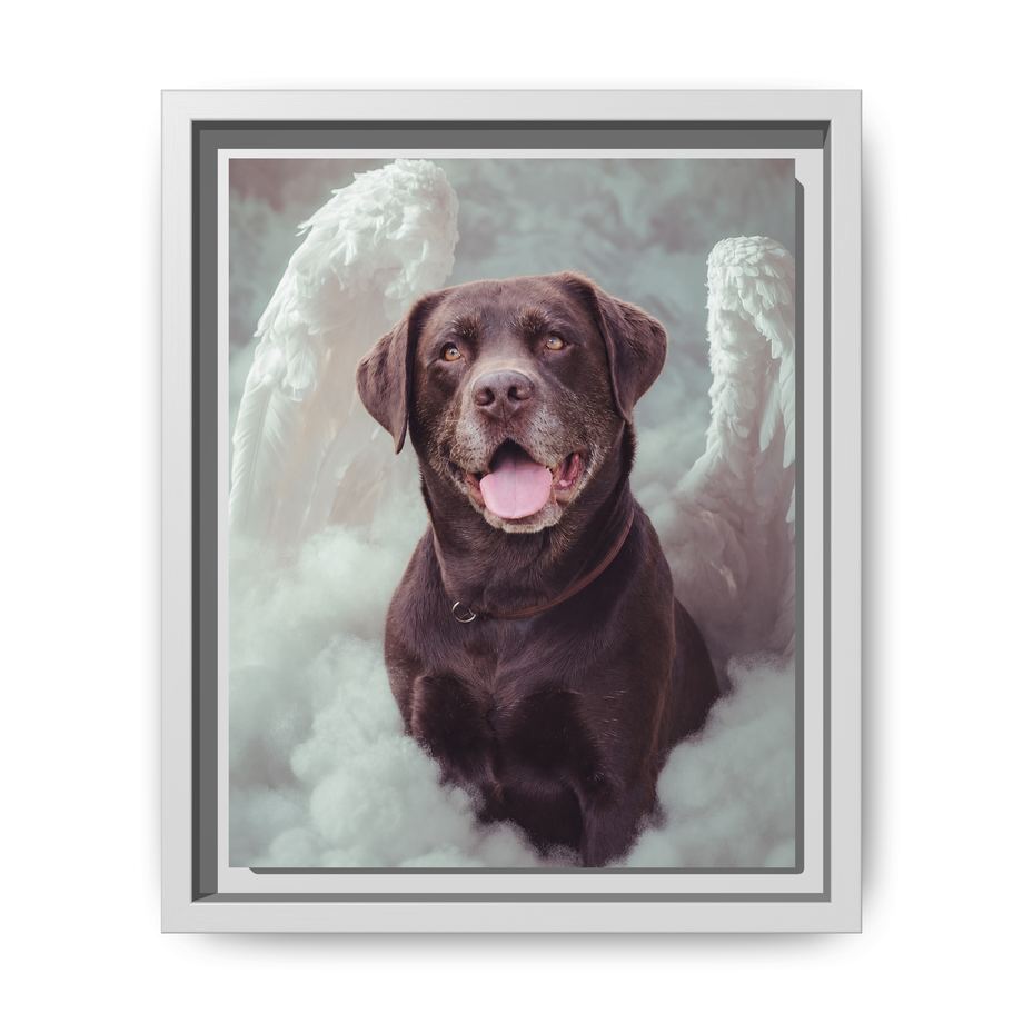 Framed 8x10 White front