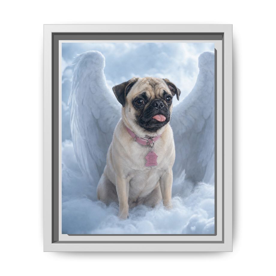 Framed 8x10 White front