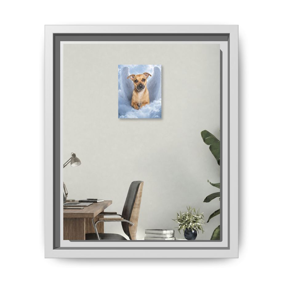 Framed 8x10 White front