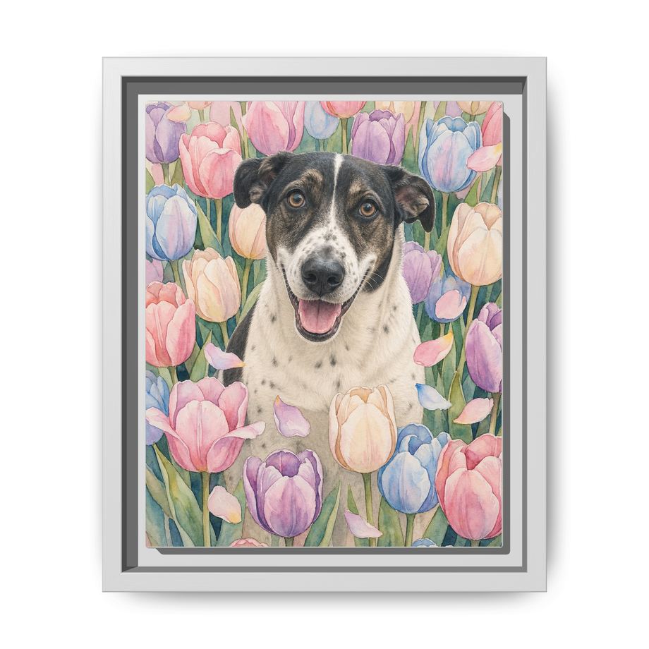 Framed 8x10 White front