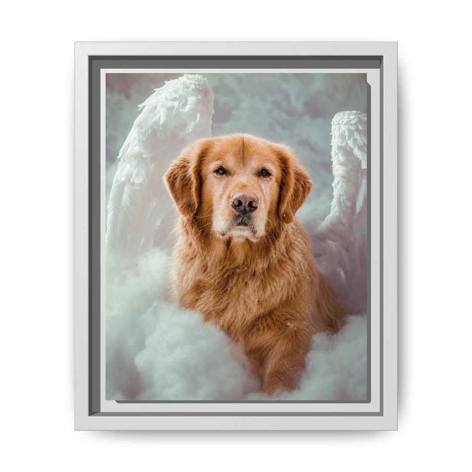 Framed 8x10 White front