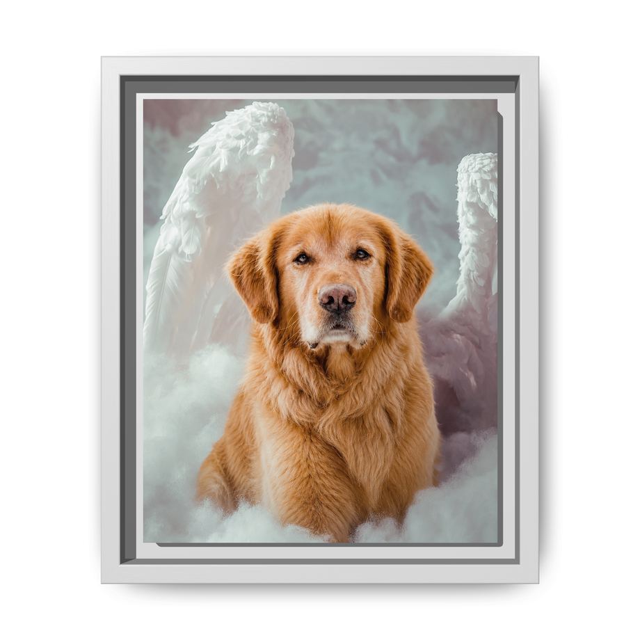 Framed 8x10 White front