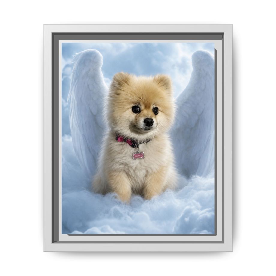 Framed 8x10 White front