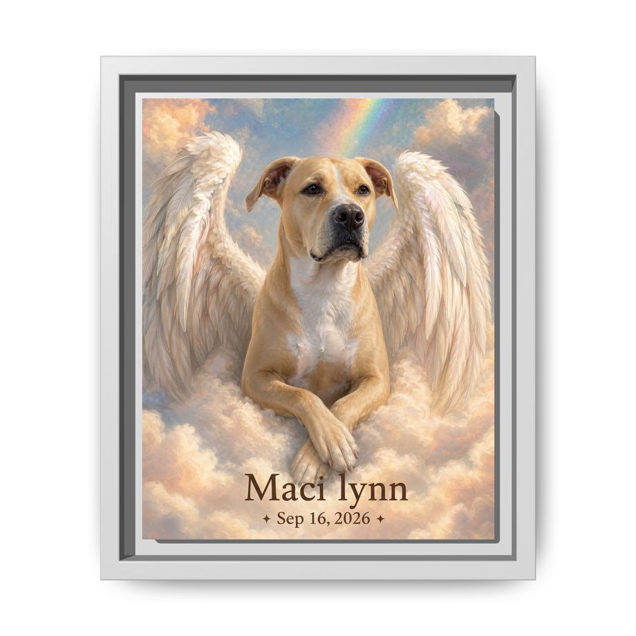 Framed 8x10 White front
