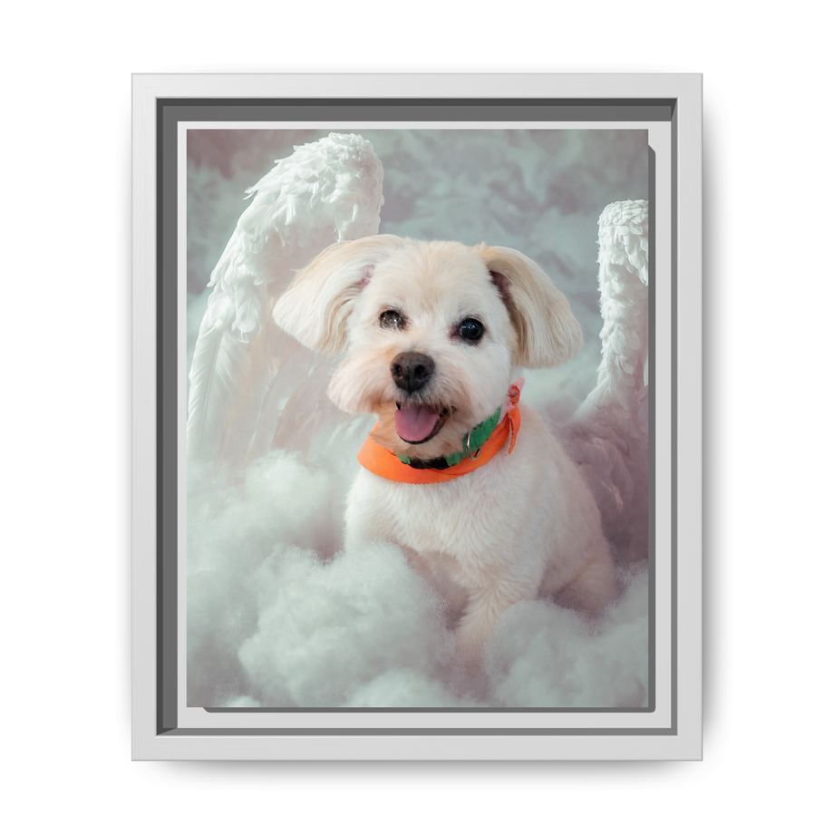 Framed 8x10 White front
