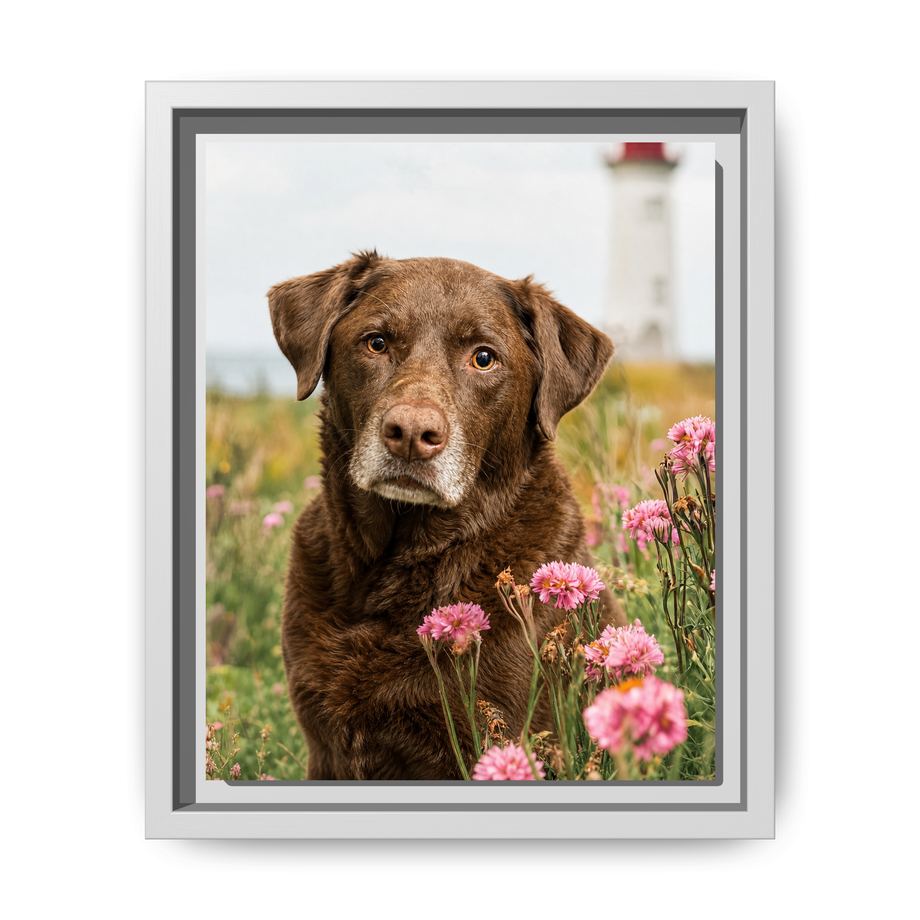 Framed 8x10 White front