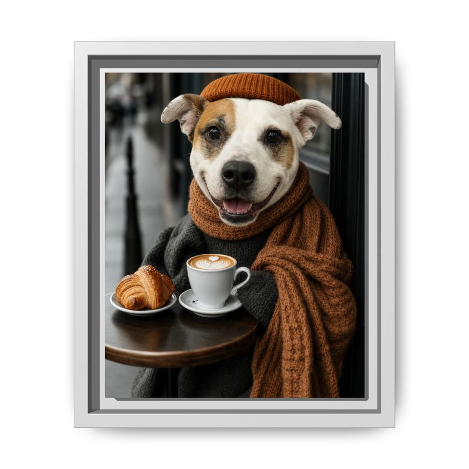 Framed 8x10 White front