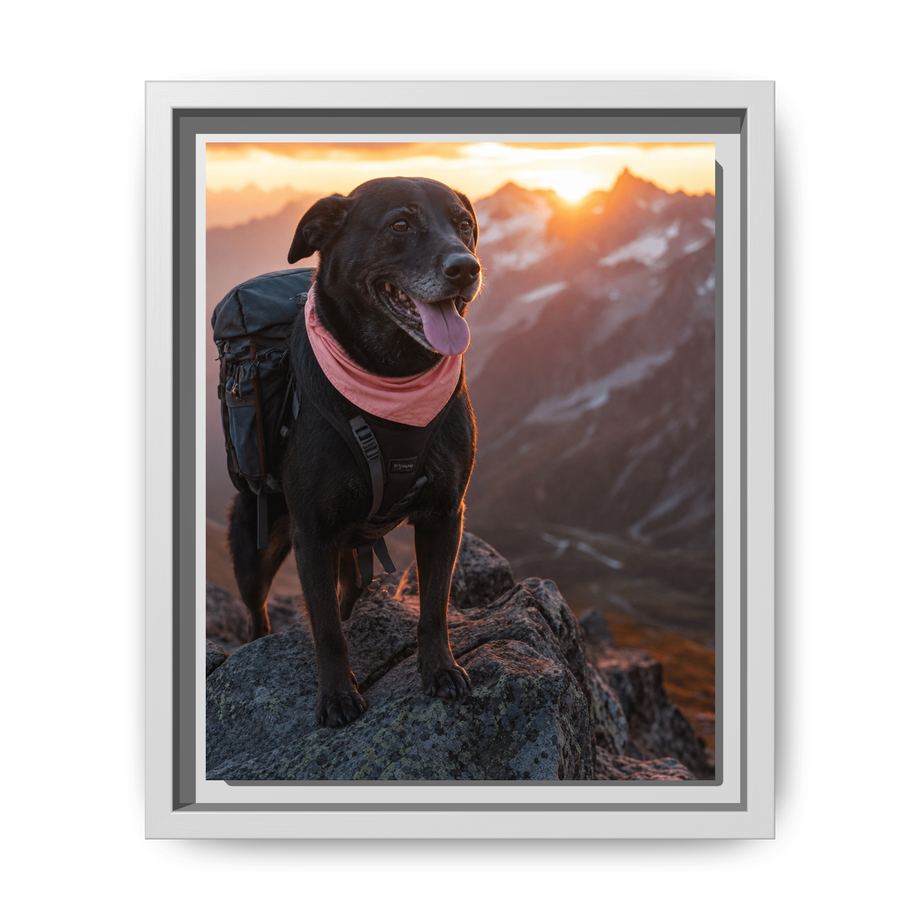 Framed 8x10 White front
