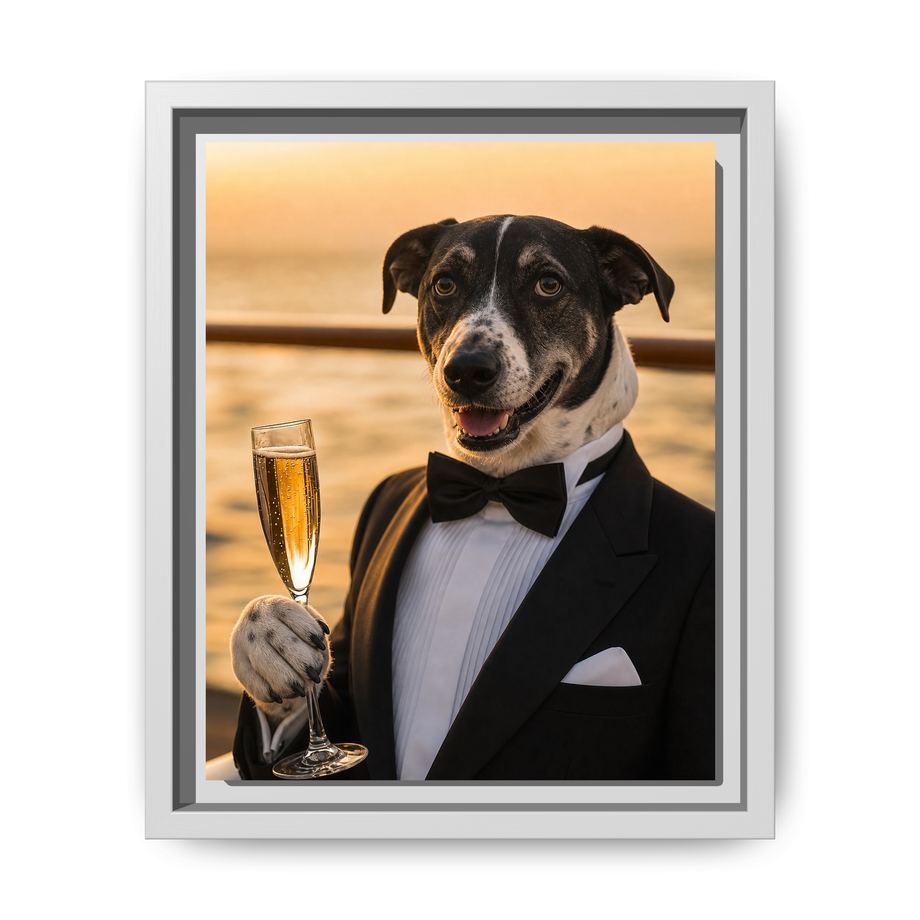 Framed 8x10 White front