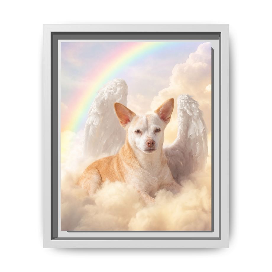 Framed 8x10 White front