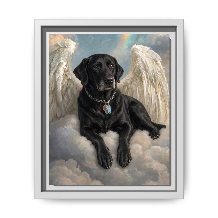 Framed 8x10 White front