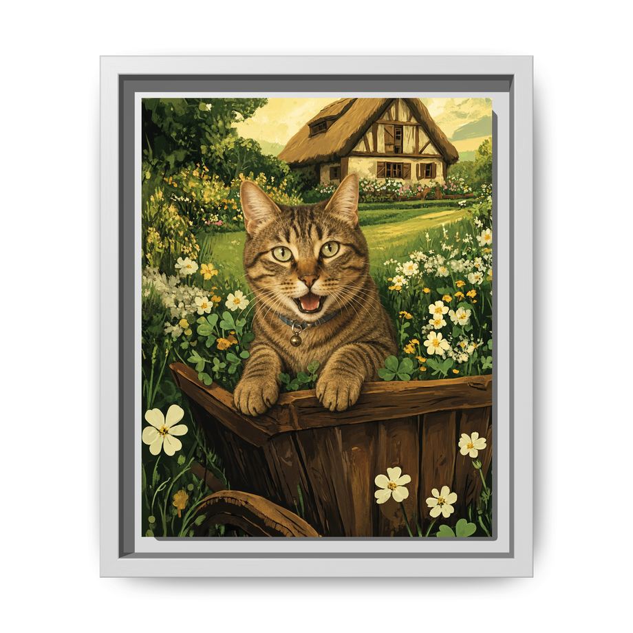 Framed 8x10 White front