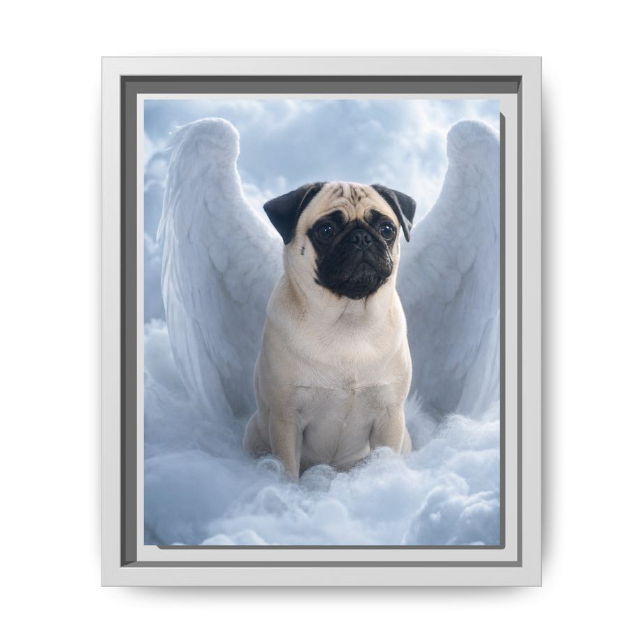 Framed 8x10 White front